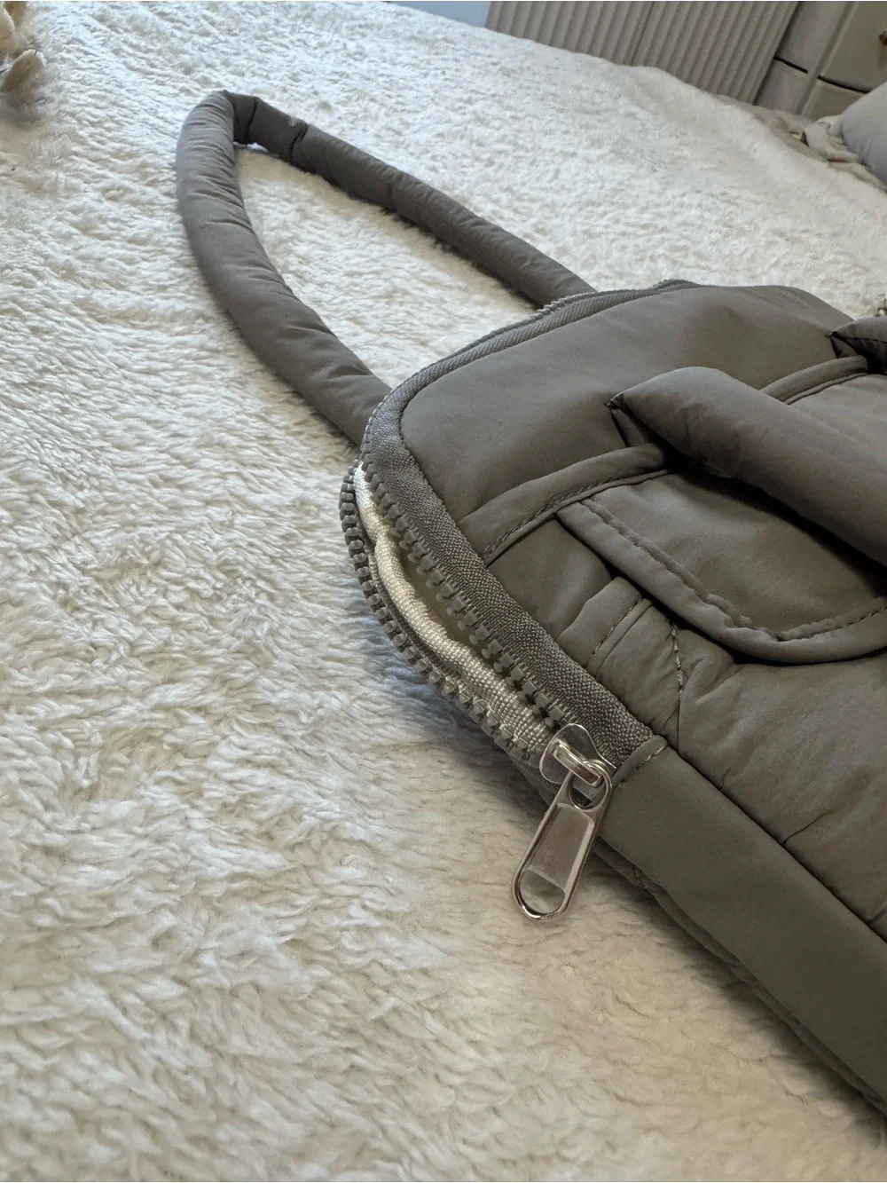 New LIFEHOHO Gray Padded Laptop Tote Bag